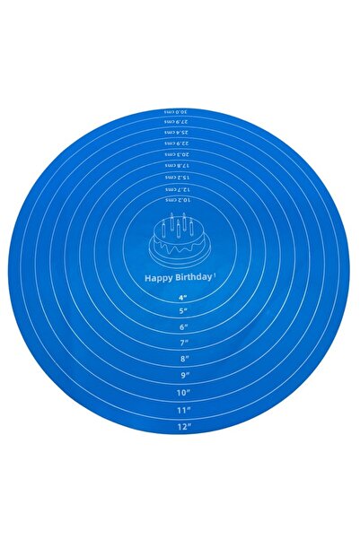 YYK YIKANABİLİR YAĞLI KAĞIT HEP PİŞİR Silikon Hamur Açma Matı Kaydırmaz Yuvar...