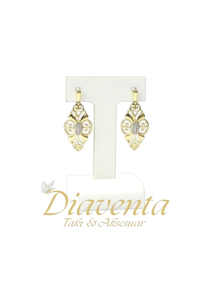 DİAVENTA TAKI VE AKSESUAR Xuping Steel Diamond Patterned Stone Premium Design Model | 2.5cm