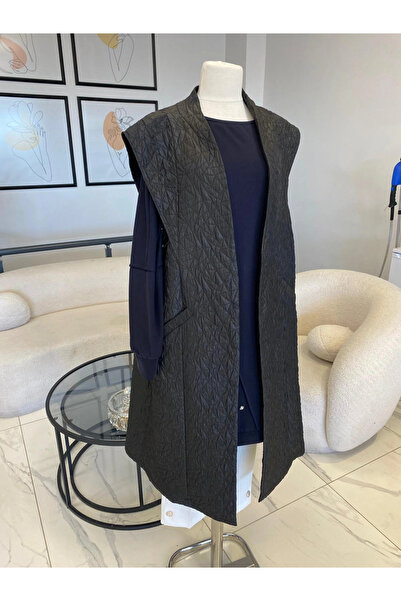 DULE Plus Size Quilted Vest