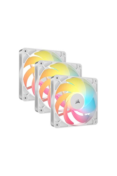 Corsair RS Serisi RS120 Reverse ARGB Beyaz 120MM PWM 3'lü Fan Kiti-CO-9050197-WW