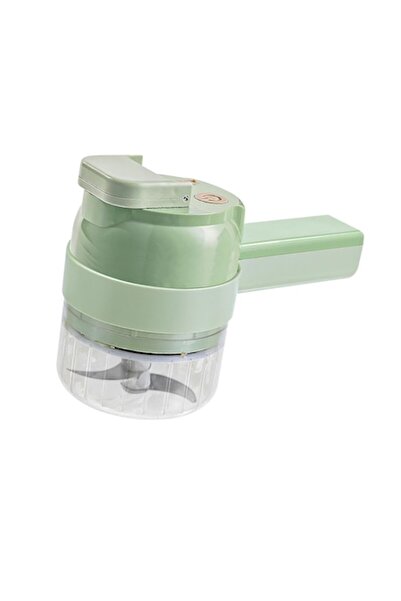 OEM 7in1 Portable Electric Vegetable Chopper with Handle, Cordless, Green BCSH1150