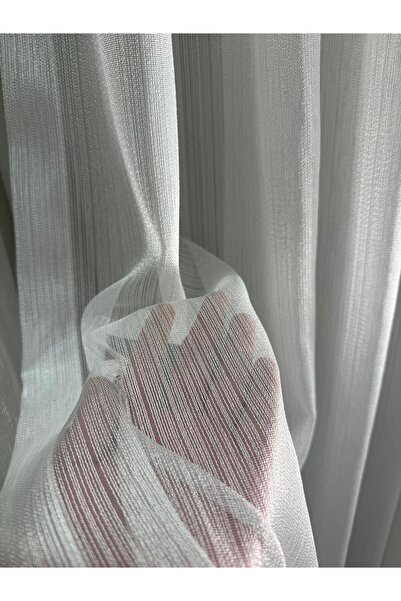 ervin Sparse Pleated Striped Tulle Curtain Kar600 Pattern – Modern Stylish Design, Light-Softening Quality Fabric