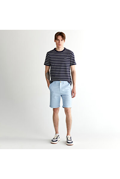 Gant Erkek Mavi Slim Fit Şort