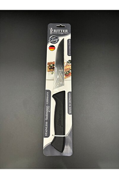 Solingen Doğrama Et Sebze Meyve Genel Kullanım Bıçağı Siyah 15 cm