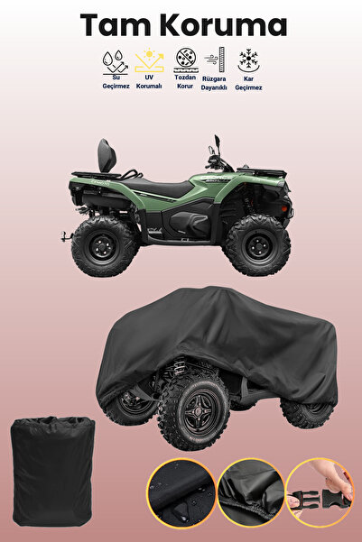 dokaca Siyah Cfmoto Cf 450 Atr-Eps ATV Brandası, ATV Koruyucu Örtüsü