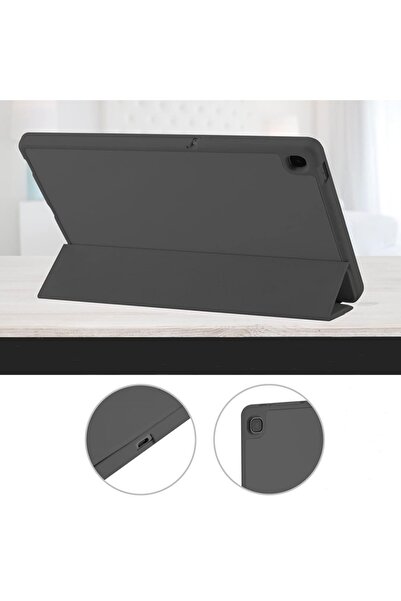 SKYDDAR INNOVATION Tablet case for Samsung Galaxy Tab A7 Lite, Pencil holder, Flex Trifold, sticker set, Purple