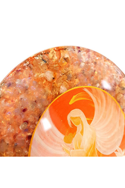 Elvero Archangel Uriel orgone decoration made of natural stones