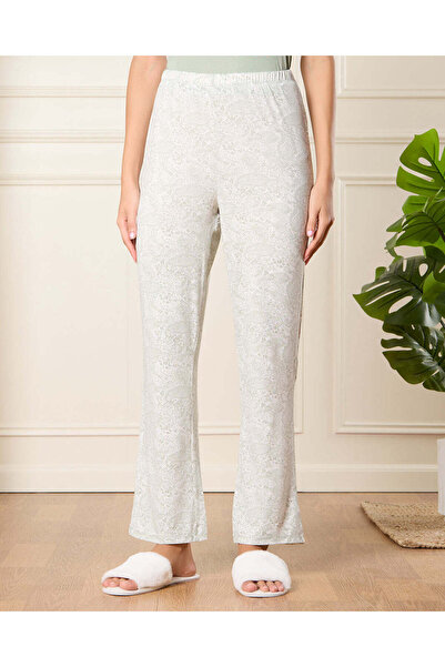 REDTAG Women Green Lace Long Pant Cami Set (2 Piece)