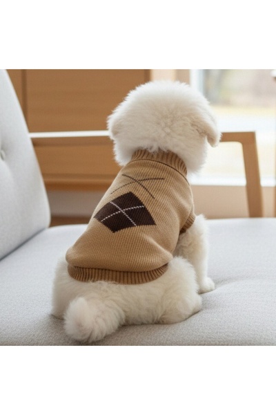 OEM Elegant knitted sweater for small and medium pets, XINA2303