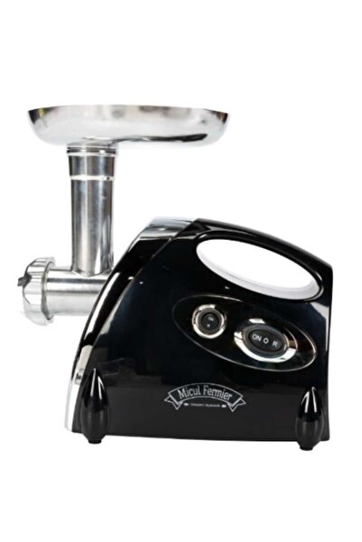 micul fermier Electric meat grinder 1200W, Black, 3 discs, stainless steel blade, sausage & tomato accessories