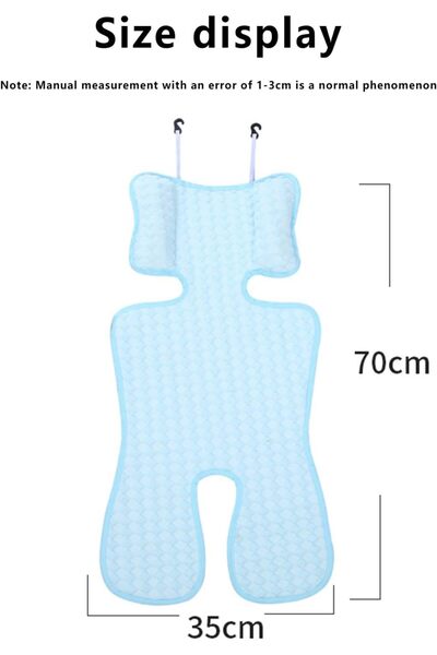 Generic BokSung Baby Stroller Cooling Seat Pad – Universal Summer Liner (Blue)