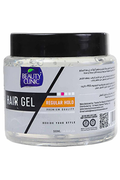 Beauty Clinic Regular Hold Hair Gel - 500ml