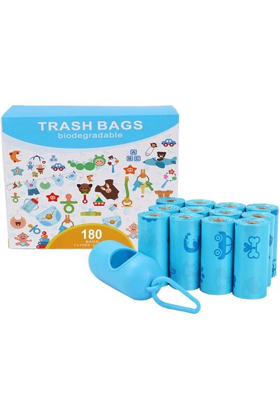 Generic 180pcs Diaper Disposal Bag, Complimentary trash bag dispenser, Unscen...