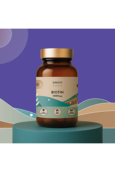 UNUVI - Biotin Vitamin B7 10000 mcg | 60 vegetarian capsules