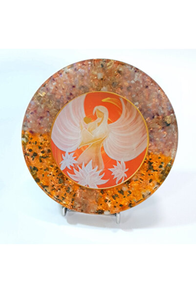 Elvero Archangel Uriel orgone decoration made of natural stones