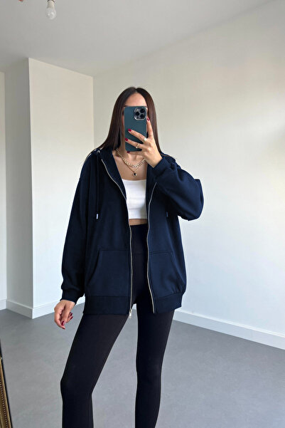 BayBayan سترة رياضية نسائية بثلاث خيوط من طراز مبطن بالصوف إرموارلي