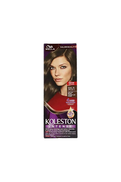 Wella Koleston Intense Hair Color Cream- 305/1 Light Ash Brown