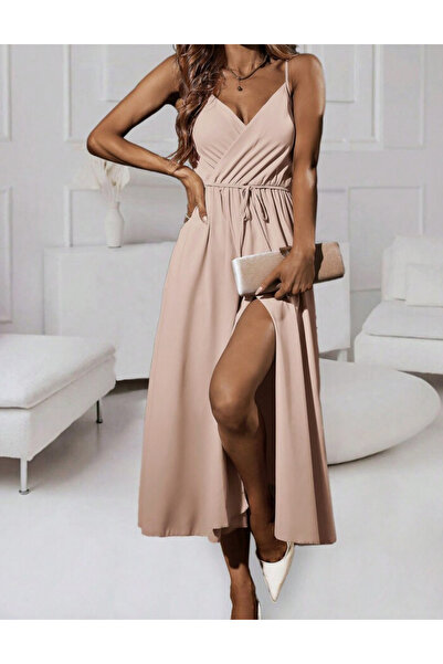 Sheya Shein maxi dress, beige