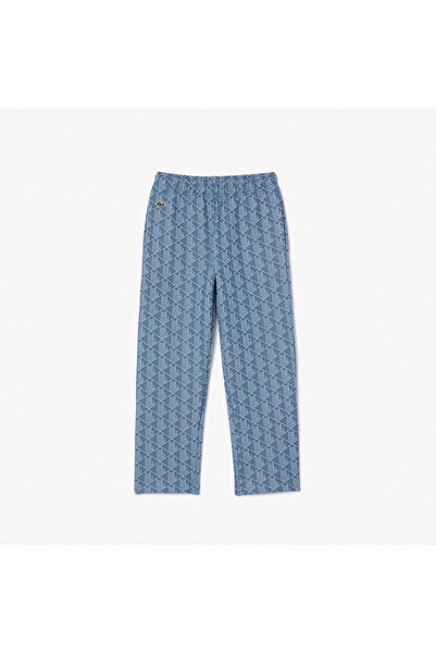 Lacoste Çocuk Monogram Mavi Eşofman Altı