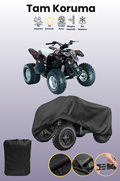 dokaca غطاء بلاك بولاريس بريداتور 90 للدراجات الرباعية، غطاء واقي للدراجات الرباعية