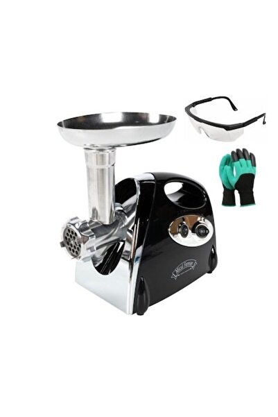 micul fermier Electric meat grinder, 1.2 kW, 3 plates, 3.5 kg, Black