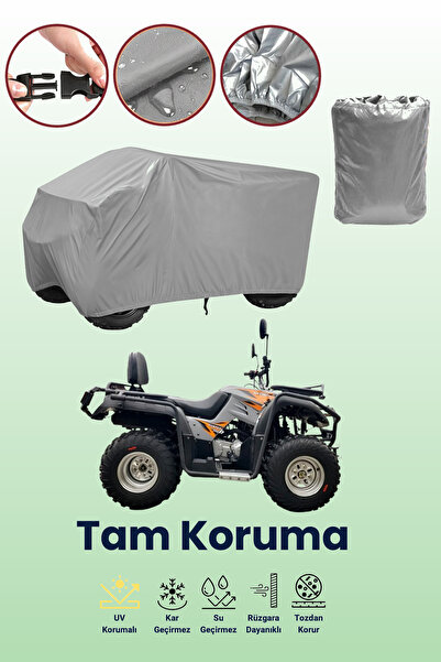 dokaca Grey Arora Hunter 350 Atv Tarpaulin, Atv Protective Cover