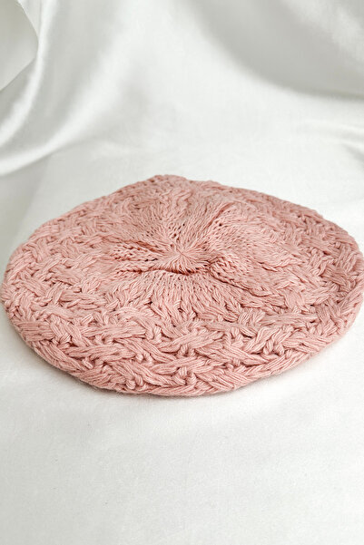 Modex Fluffy Knit Pattern Casual Soft Beanie