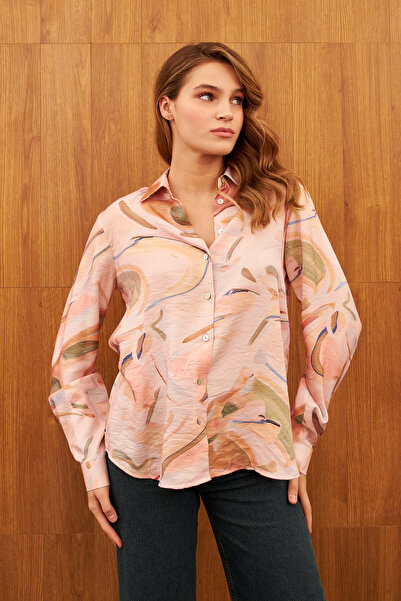 STELLA PULVIS قميص لامع بنقشة البودرة