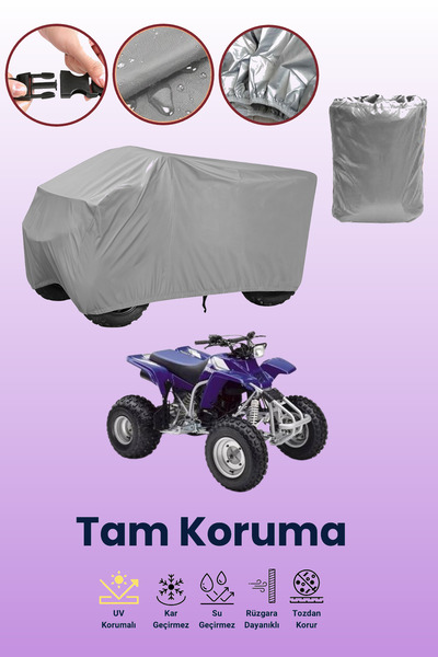 dokaca Gray Yamaha Yfs 200 Blaster Atv Cover, Atv Protective Cover