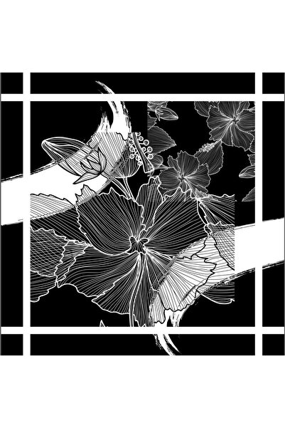 AFVENTE Φουλάρι με σχέδιο μαύρο