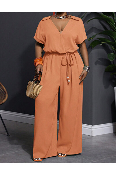 Sheya Shein long jumpsuit, orange