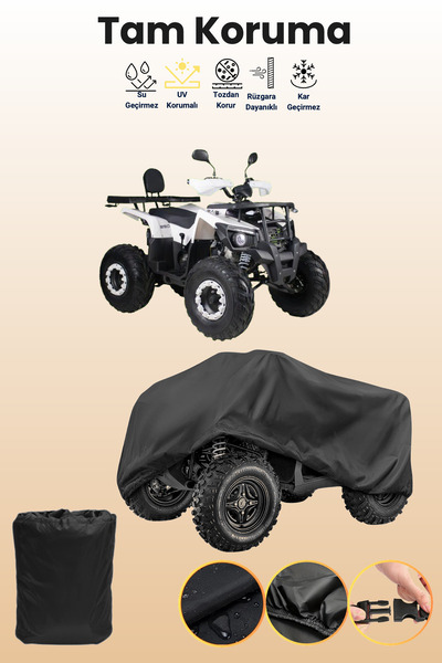 dokaca غطاء حماية أسود من ماركة Revolt Ra5 ATV، غطاء حماية لمركبة ATV