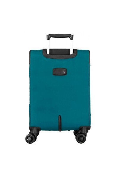 Movom Cabin trolley, Atlanta, textile, expandable, TSA, turquoise green, 37x56x20 cm