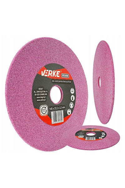 VERKE Disc pentru aparat de ascutit lant, 145x22.2x3.2 mm,
