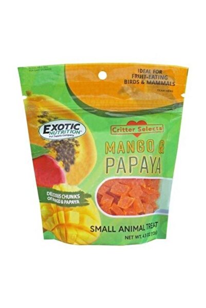 Exotic Nutrition Critter Select Mango And Papaya Treat 4.5oz