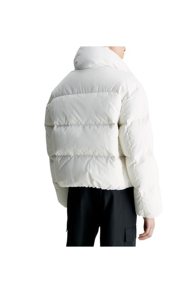 Calvin Klein White Jacket – Elegant Puffer