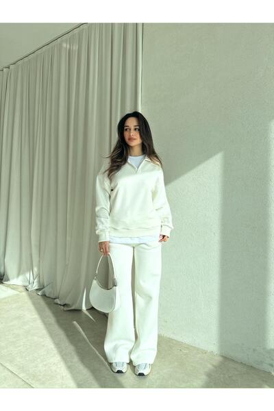 Mooi Butik Zaura Suit 8490 - White