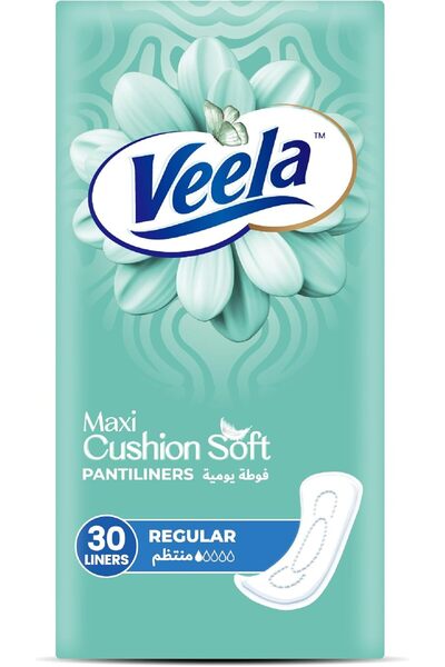 VEELA Cushion Soft Pantiliners (Regular, 30 count)