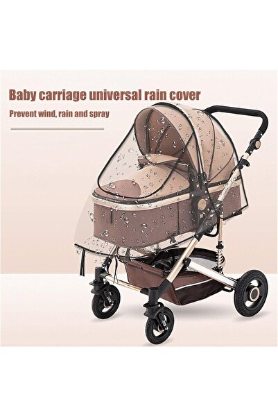 Generic Universal Waterproof Windproof Transparent Rain Cover for Baby Stroller (Joiez)