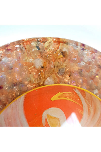 Elvero Archangel Uriel orgone decoration made of natural stones