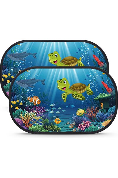 OASISGALORE ستائر نوافذ السيارة للأطفال، عبوة من قطعتين لحماية النافذة الجانب...