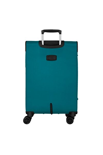 Movom Medium trolley, Atlanta, textile, expandable, TSA, turquoise green, 42x66x25 cm