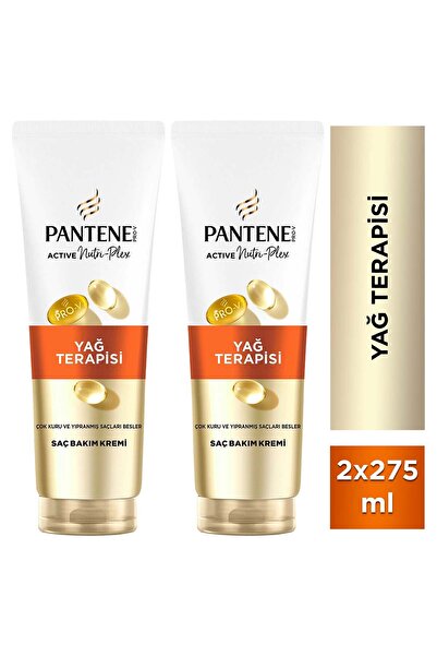 Pantene Yağ Terapisi Saç Kremi 275ml Çok Kuru ve Yıpranmış Saçlar x 2 Adet