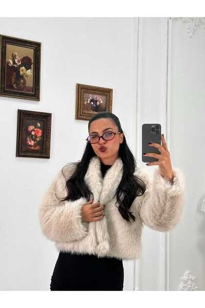 Kyra Studios 3500 Soft Textured Faux Fur Coat