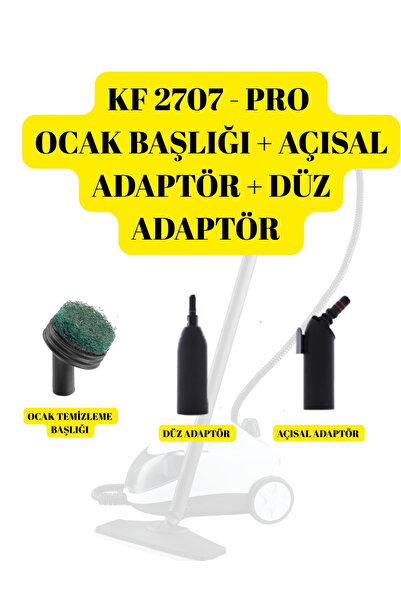 Youban KF 2707 - PRO OCAK BAŞLIĞI + AÇISAL ADAPTÖR + DÜZ ADAPTÖR