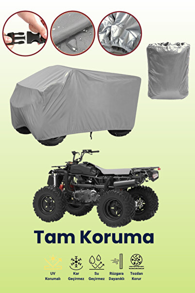 dokaca غطاء لونسين إكس وولف 300 الرمادي للدراجات الرباعية، غطاء واقي للدراجات...