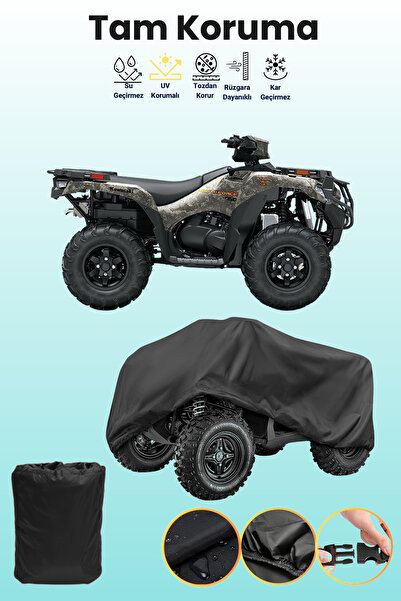 dokaca غطاء كاواساكي بروت فورس 750 كامو أسود اللون، غطاء واقي للدراجات الرباعية