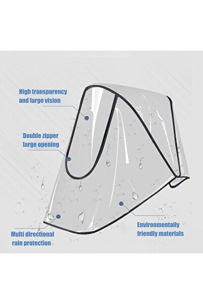 Generic Universal Waterproof Windproof Transparent Rain Cover for Baby Stroller (Joiez)