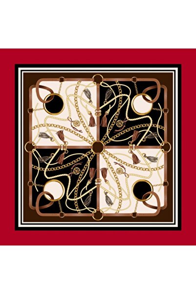 AFVENTE Φουλάρι με σχέδιο κόκκινο