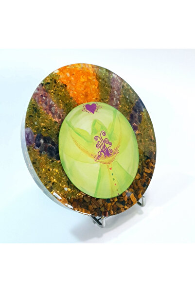 Elvero Archangel Ariel orgone decoration made of natural stones